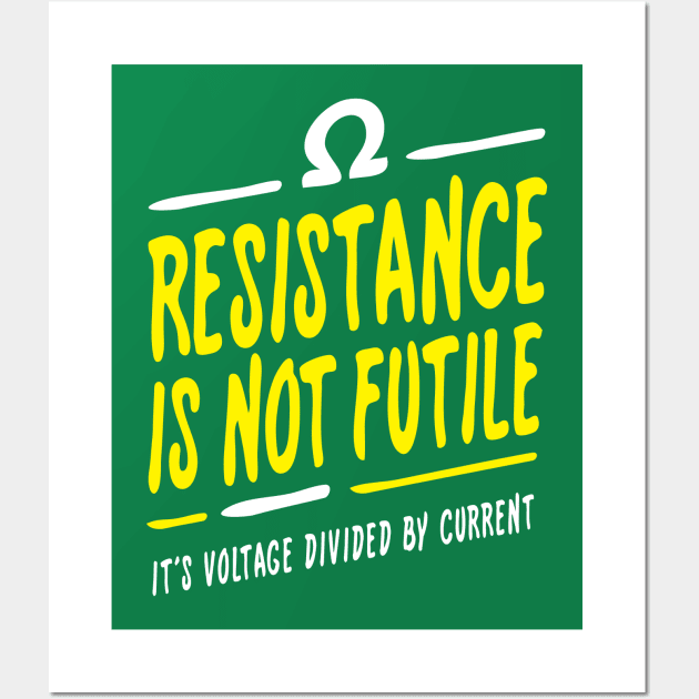 Resistance is not futile Wall Art by robinlund